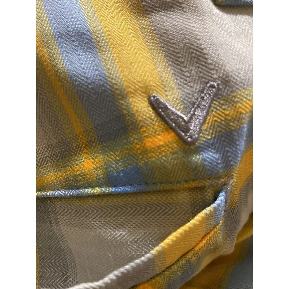Callaway Plaid Preppy Casual Gorp Golf Shorts with two front slant pockets sz 36